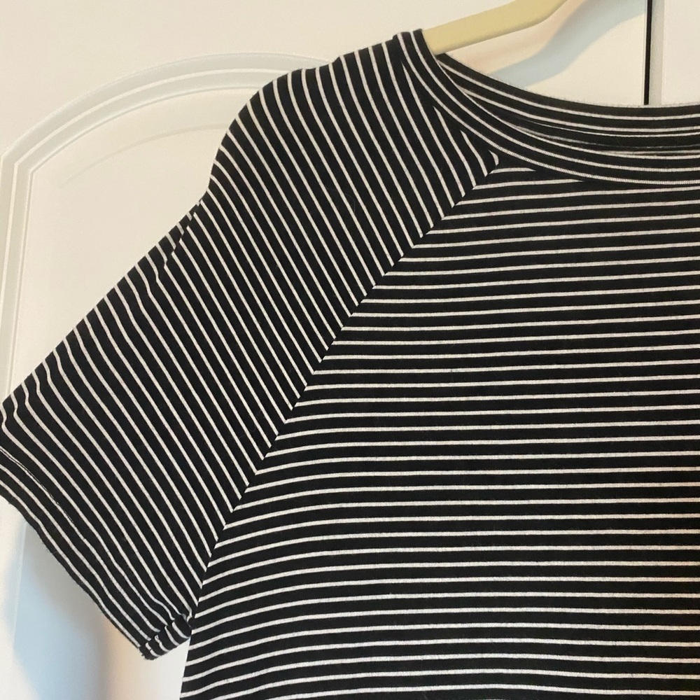 American Eagle Outfitters | Black & White Striped Soft & Sexy Top